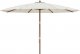 vidaXL vidaXL Parasol ogrodowy na drewnianym słupku, piaskowy, 400x273 cm 3