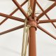 vidaXL vidaXL Parasol ogrodowy na drewnianym słupku, piaskowy, 400x273 cm 5