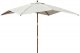 vidaXL vidaXL Parasol ogrodowy na drewnianym słupku, piaskowy, 300x300x273 cm 1