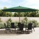 vidaXL vidaXL Parasol ogrodowy na drewnianym słupku, zielony, 400x273 cm 1