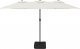 vidaXL Podwójny parasol ogrodowy z LED, piaskowa biel, 449x245 cm 4