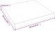 vidaXL vidaXL Blat biurka, 60x60x6 cm, surowe lite drewno dębowe 4