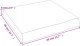 vidaXL vidaXL Blat biurka, 40x40x6 cm, surowe lite drewno dębowe 3