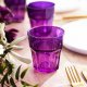 Trend Glass Szklanki do wody i napojów Gigi ombre fioletowe 280 ml 12