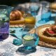 Trend Glass Szklanki do wody i napojów Phoebe ombre niebieskie 624 ml 6
