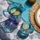Trend Glass Szklanki do wody i napojów Phoebe ombre niebieskie 624 ml 8