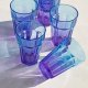 Trend Glass Szklanki do wody i napojów Gigi ombre fioletowo - niebieskie 425 ml 3