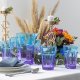 Trend Glass Szklanki do wody i napojów Gigi ombre fioletowo - niebieskie 425 ml 5