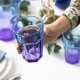 Trend Glass Szklanki do wody i napojów Gigi ombre fioletowo - niebieskie 425 ml 8
