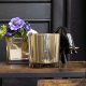 Trend Glass Wazon, osłonka na doniczkę, pojemnik dekoracyjny Crocus Golden Chic 6