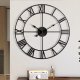 Deco4Home Zegar ścienny metalowy 47cm czarny Deco4Home 6