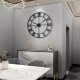 Deco4Home Zegar ścienny metalowy 47cm czarny Deco4Home 8