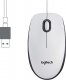 Mysz Logitech Myszka przewodowa Logitech M100 white biała sensor optyczny 4