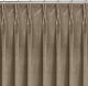 Homede Homede Zasłona VILA klasyczna velvetowa na flexach 200x175 beżowa wzór 2 1