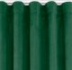 Homede Homede Zasłona VILA klasyczna velvetowa na taśmie wave 200x270 butelkowa zieleń 1