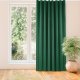 Homede Homede Zasłona VILA klasyczna velvetowa na taśmie wave 200x270 butelkowa zieleń 1