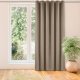 Homede Homede Zasłona VILA velvetowa na srebrnych przelotkach 265x245 beżowa 2