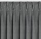 Homede Homede Zasłona VILA velvetowa na flexach 135x225 grafitowa wzór 2 5