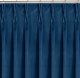 Homede Homede Zasłona VILA velvetowa na flexach 135x225 indygo wzór 2 1