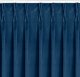 Homede Homede Zasłona VILA velvetowa na flexach 135x225 indygo wzór 2 5