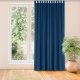 Homede Homede Zasłona VILA velvetowa na szelkach 135x245 indygo 1