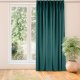Homede Homede Zasłona VILA velvetowa na flexach 200x225 morska wzór 2 1