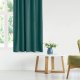 Homede Homede Zasłona VILA velvetowa na flexach 200x225 morska wzór 2 2