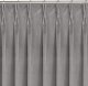 Homede Homede Zasłona VILA velvetowa na flexach 265x300 szara wzór 2 1