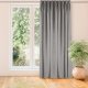 Homede Homede Zasłona VILA velvetowa na flexach 265x300 szara wzór 2 1