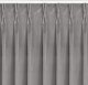 Homede Homede Zasłona VILA velvetowa na flexach 265x300 szara wzór 2 5