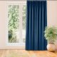 Homede Homede Zasłona VILA velvetowa na taśmie smok 135x245 indygo wzór 1 1