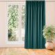 Homede Homede Zasłona VILA velvetowa na taśmie smok 200x270 morska wzór 5 1