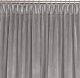 Homede Homede Zasłona VILA velvetowa na taśmie smok 135x300 szara wzór 1 1