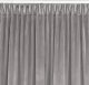 Homede Homede Zasłona VILA velvetowa na taśmie smok 135x300 szara wzór 1 6