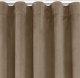 Homede Homede Zasłona VILA velvetowa na taśmie wave 200x175 beżowa 1