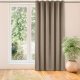 Homede Homede Zasłona VILA velvetowa na złotych przelotkach 135x300 beżowa 1