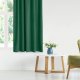 Homede Homede Zasłona VILA velvetowa na złotych przelotkach 135x300 butelkowa zieleń 2