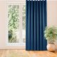 Homede Homede Zasłona VILA velvetowa na taśmie wave 135x175 indygo 2
