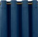 Homede Homede Zasłona VILA velvetowa na złotych przelotkach 400x175 indygo 1