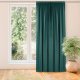 Homede Homede Zasłona VILA velvetowa z tunelem 135x175 morska wzór 1 1