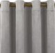 Homede Homede Zasłona VILA velvetowa na złotych przelotkach 135x300 szara 1