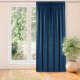 Homede Homede Zasłona VILA velvetowa z tunelem 265x300 indygo wzór 1 1