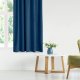 Homede Homede Zasłona VILA velvetowa z tunelem 265x300 indygo wzór 1 2