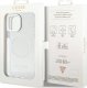 Guess Etui Guess GUHMP12MHTRMS Apple iPhone 12/12 Pro srebrny/silver hard case Metal Outline Magsafe 7