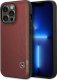 Mercedes Mercedes MEHCP14L8ROLR iPhone 14 Pro 6.1" czarny/black hardcase Leather Wave Patern 1