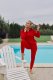 Italian fashion Italian Fashion Bluza damska rozpinana TODRA czerwona XL 3