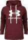 Under Armour Bluza damska Under Armour Rival Fleece Logo Hoodie bordowa 1356318 690 L 1