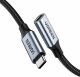 Kabel USB Ugreen USB-C - USB-C 0.5 m Czarny (80810B) 1