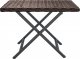 vidaXL vidaXL Składany stolik, brązowy, 45x35x32 cm, polirattan 2