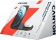 Ładowarka Canyon CANYON WS-202, 2in1 Wireless charger, Input 5V/3A, 9V/2.67A, Output 10W/7.5W/5W, Type c cable length 1.2m, PC+ABS,with PU part ,180*86*111.1mm, 0.185Kg,Black 3